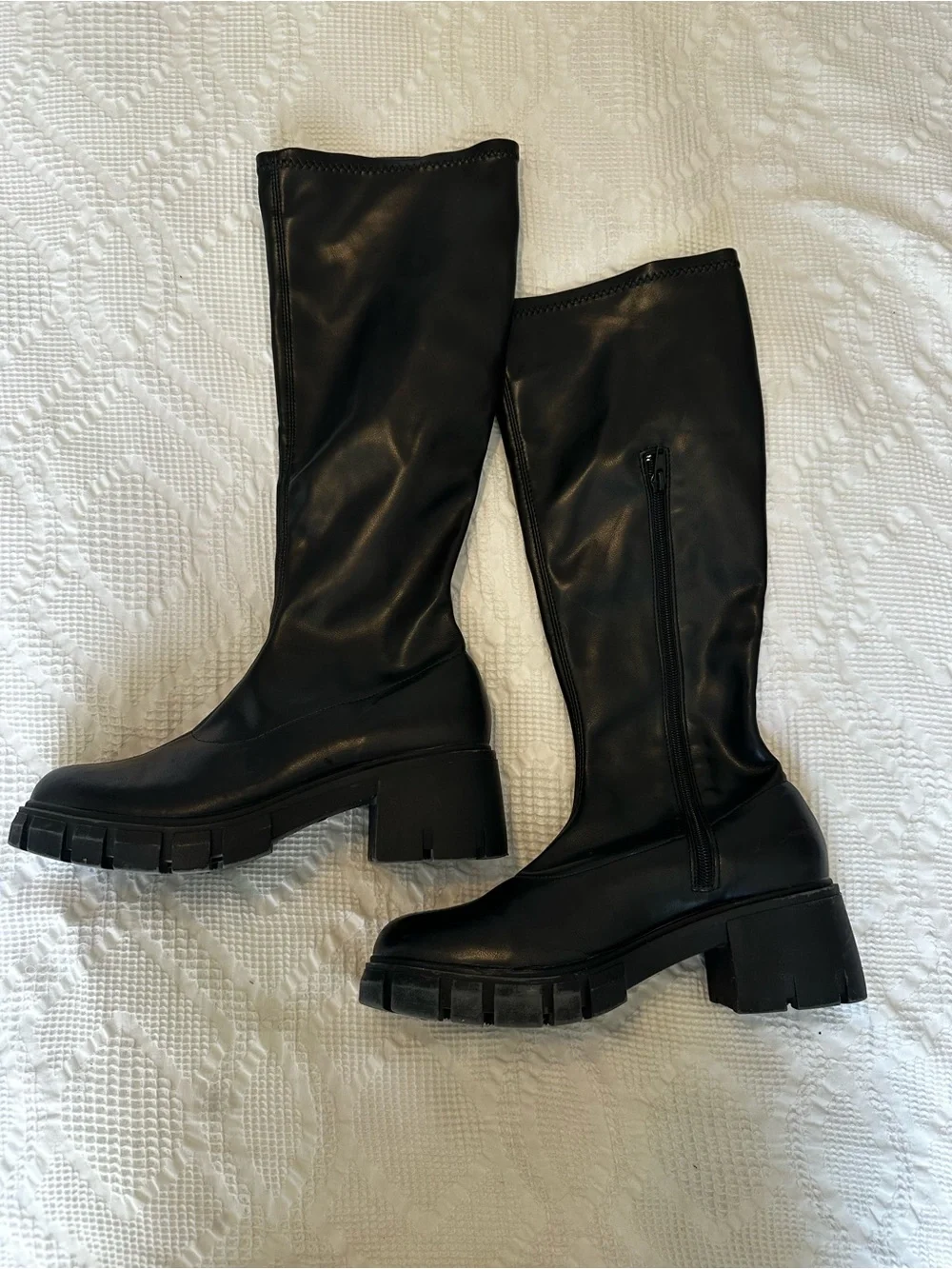 Madden Girl Knee high faux leather boots